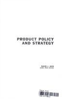 Cover of: product