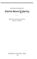 Cover of: The English poems of Charles Stuart Calverley