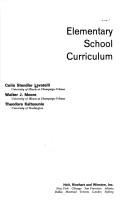 Cover of: Elementary school curriculum