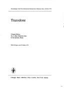 Trazodone : proceedings of the first international symposium, Montreal, Que., October 1973