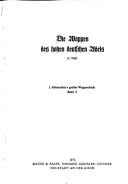 Cover of: Die Wappen des hohen deutschen Adels.