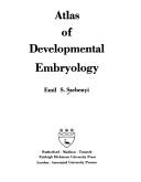 Cover of: Atlas of developmental embryology