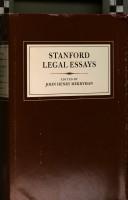 Cover of: Stanford legal essays