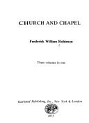 Cover of: Church and chapel