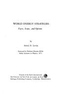 Cover of: World energy strategies: facts, issues, and options
