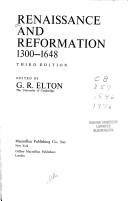 Cover of: Renaissance and Reformation, 1300-1648