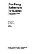 Cover of: New energy technologies for buildings by Richard Schoen