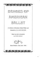 Cover of: Echoes of American ballet: a collection of seventeen articles