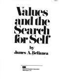 Cover of: Values and the search for self