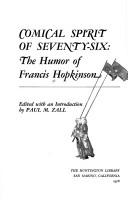 Cover of: Comical spirit of seventy-six: the humor of Francis Hopkinson
