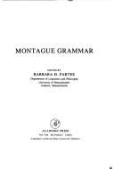 Cover of: Montague grammar
