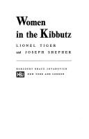 Cover of: Women in the kibbutz