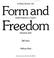 Cover of: Form and freedom