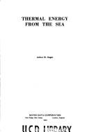Thermal energy from the sea by Arthur W. Hagen
