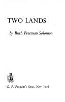 Cover of: Two lives, two lands