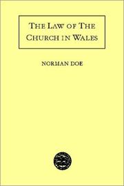 The law of the Church in Wales