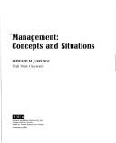 Management : concepts and situations