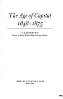 Cover of: The age of capital, 1848-1875 by Eric Hobsbawm