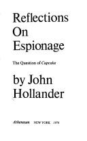 Cover of: Reflections on espionage: the question of Cupcake