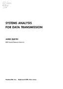 Cover of: Systems analysis for data transmission.