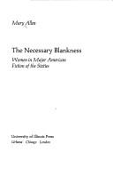 Cover of: The necessary blankness