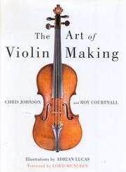 Cover of: The art of violin making