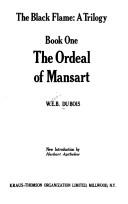 The ordeal of Mansart by W. E. B. Du Bois