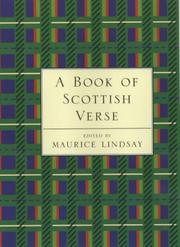 A book of Scottish verse