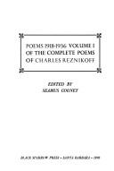 Cover of: The complete poems of Charles Reznikoff by Reznikoff, Charles