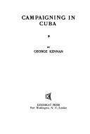 Cover of: Campaigning in Cuba.