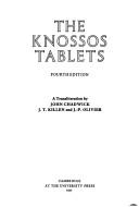 Cover of: The Knossos tablets