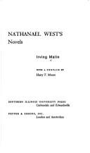 Nathanael West's novels by Irving Malin
