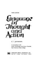 Language in thought and action by S. I. Hayakawa
