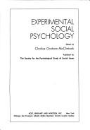 Experimental social psychology