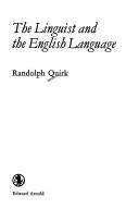 Cover of: The linguist and the English language