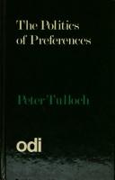 The politics of preferences : EEC policy making and the generalised system of preferences