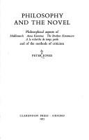 Philosophy and the novel : philosophical aspects of 'Middlemarch', 'Anna Karenina', 'The brothers Karamazov', 'A la recherche du temps perdu' and of the methods of criticism