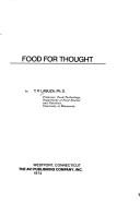 Cover of: Food for thought by Theodore Peter LaBuza