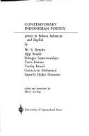 Contemporary Indonesian poetry by W. S. Rendra, Harry Aveling