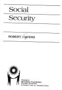 Cover of: Social security