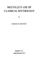Cover of: Melville's use of classical mythology