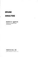 Spline analysis by Martin H. Schultz