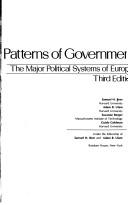 Cover of: Patterns of government: the major political systems of Europe