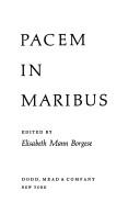 Cover of: Pacem in maribus.