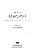 Cover of: Focus on Rashomon.