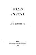 Cover of: Wild pitch