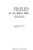 Cover of: Freud as we knew him.