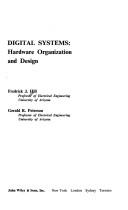 Cover of: Digital systems: hardware organization and design