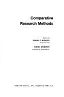 Cover of: Comparative research methods.