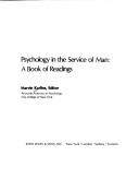 Cover of: Psychology in the service of man: a book of readings.